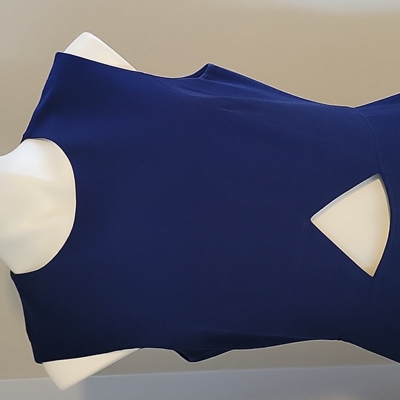 NWT Deep Royal Blue Dress with Cut-Out - Picture 4 of 8